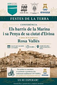 Afișul conferinței despre cartierele La Marina și Sa Penya