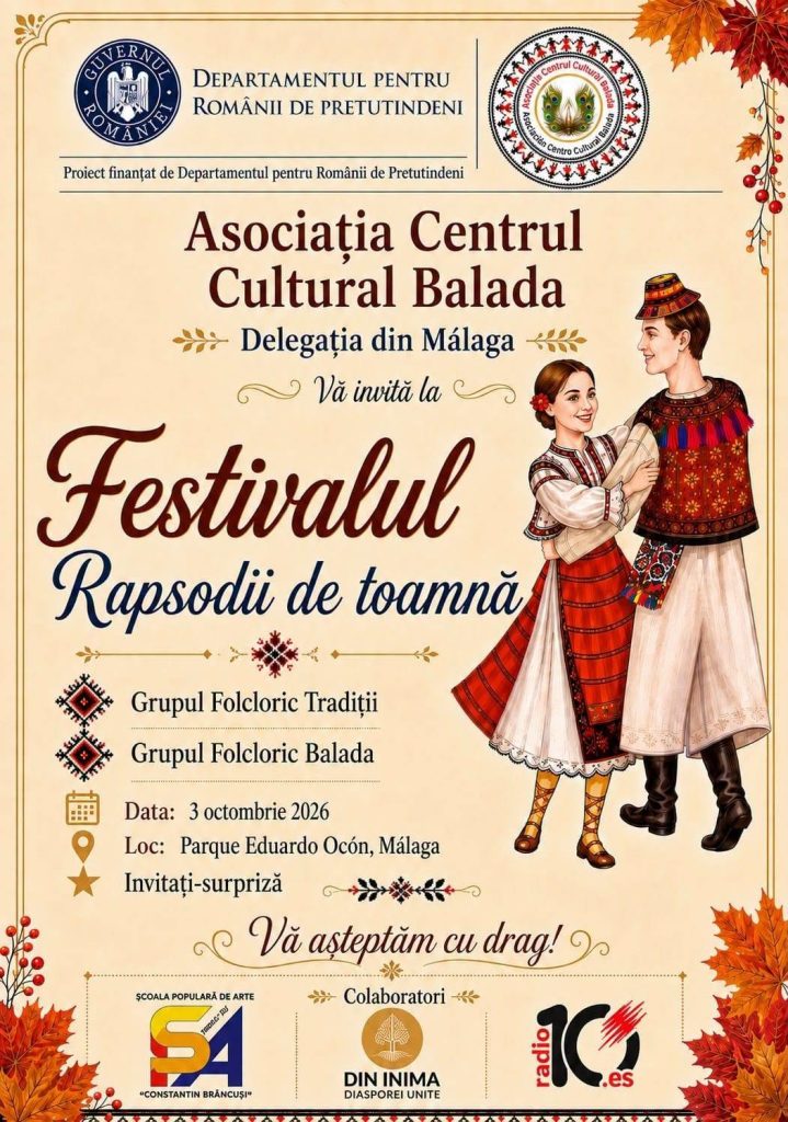 Afișul Festivalului Rapsodii de Toamnă din Málaga