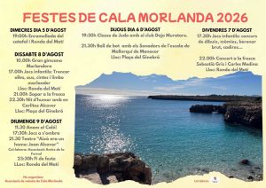 Sărbătorile din Cala Morlanda 2026 — Foto: Primăria din Manacor