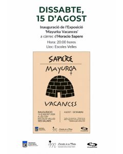 Afișul expoziției Mayurqa Vacances de Horacio Sapere