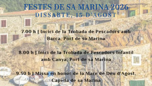 Cartell Festes de Sa Marina Valldemossa 2026