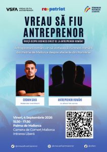 Afișul evenimentului Vreau să fiu Antreprenor la Palma de Mallorca, 4 septembrie
