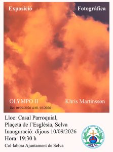 Afișul expoziției fotografice OLYMPO II de Khris Martinssøn la Selva