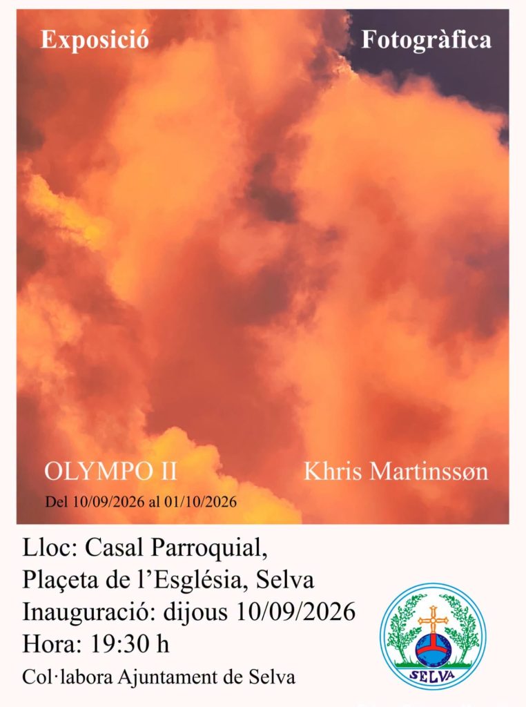 Afișul expoziției fotografice OLYMPO II de Khris Martinssøn la Selva