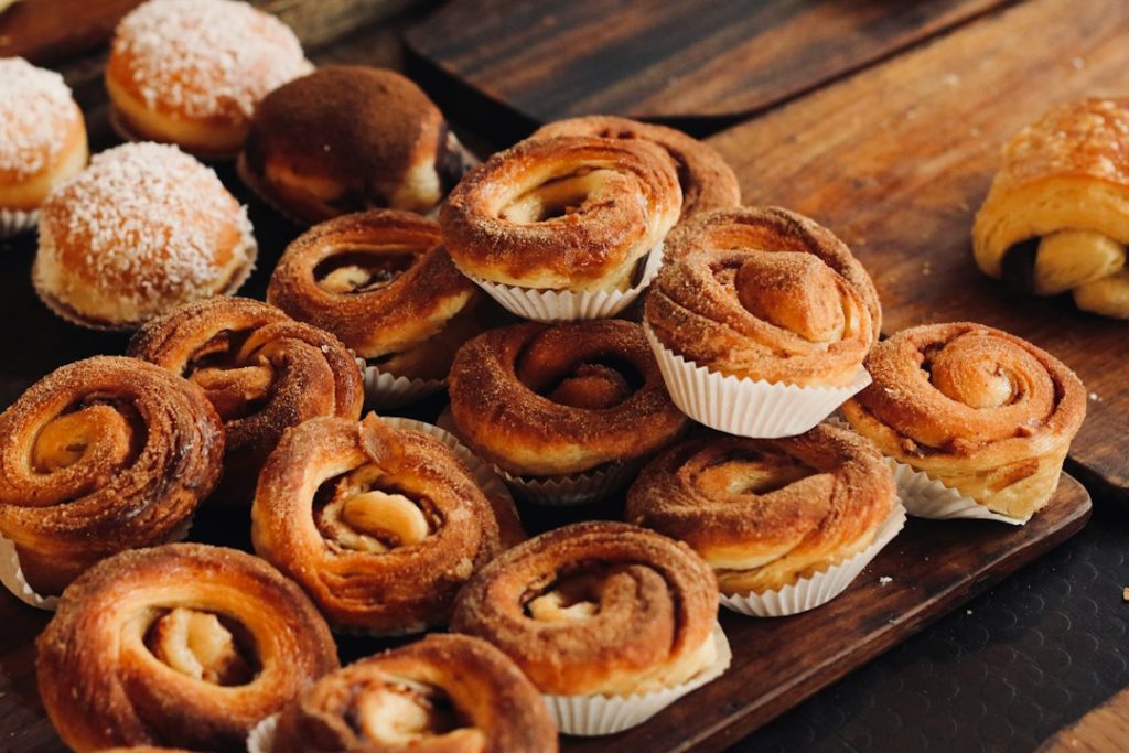 Produse de patiserie în spirală, fotografie de arhivă care nu reprezintă Fira Dolça d'Esporles