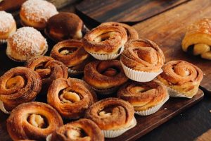 Produse de patiserie în spirală, fotografie de arhivă care nu reprezintă Fira Dolça d'Esporles