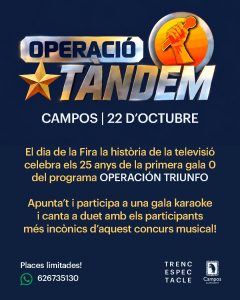 Operacio Tandem la Fira doctubre din Campos