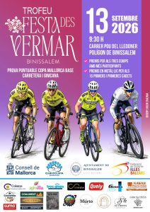 Afiș Trofeu Festa des Vermar: 13 septembrie la 9:30 în Binissalem