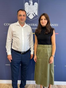 Grupul din Sighetu Marmației în timpul vizitei la Consulatul General al României din Barcelona