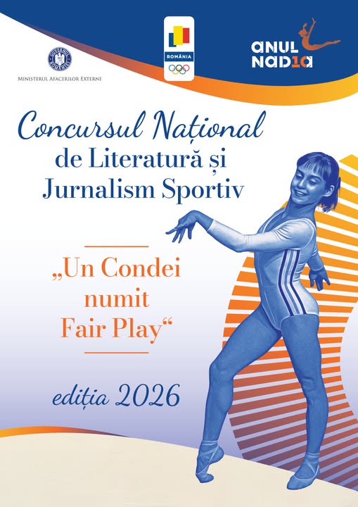 Afiș ilustrat al concursului Un Condei numit Fair Play, ediția 2026