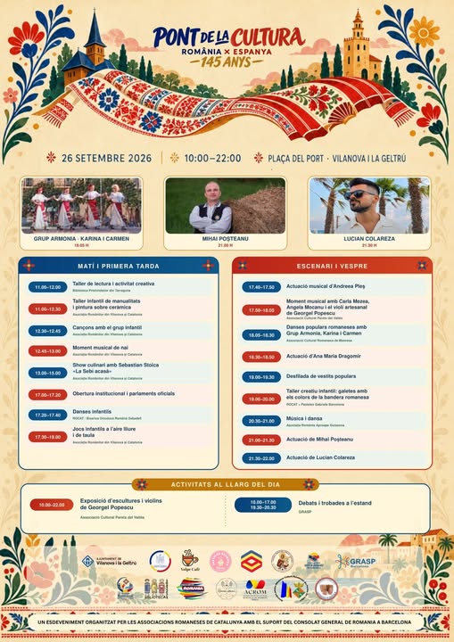 Afișul evenimentului Pont de la Cultura, Vilanova i la Geltrú, 26 septembrie 2026