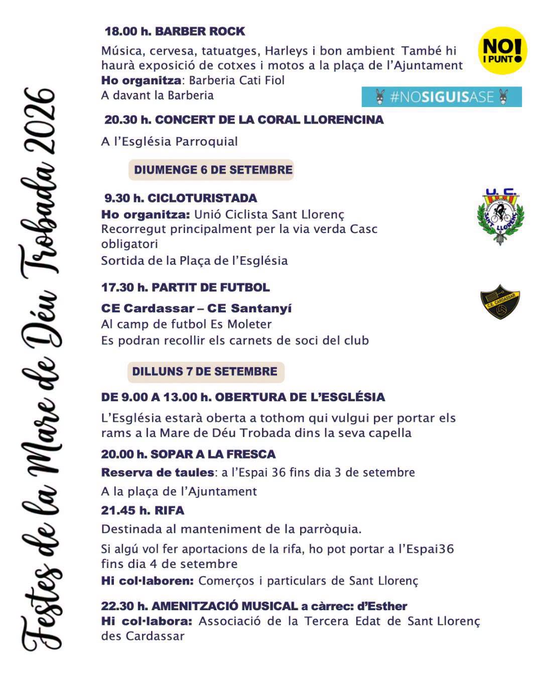 Programa Festes de la Mare de Deu Trobada 2026 - pagina 2