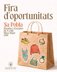 Afișul oficial al târgului Fira d'Oportunitats din sa Pobla