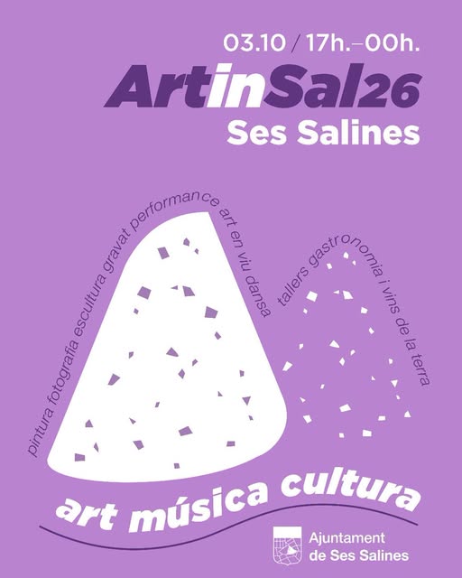 Afiș mov ArtinSal26, artă muzică cultură