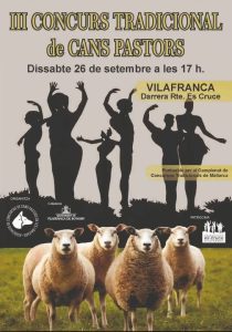Concurs tradițional de câini ciobănești la Vilafranca de Bonany