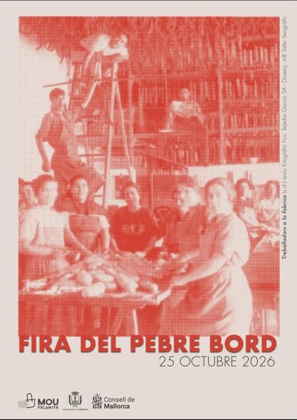 Afișul Fira del Pebre Bord 2026, Felanitx