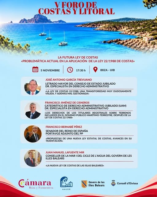 Afișul V Foro de Costas y Litoral, Ibiza