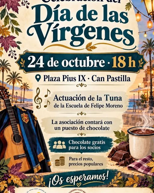 Afișul Día de las Vírgenes, Can Pastilla