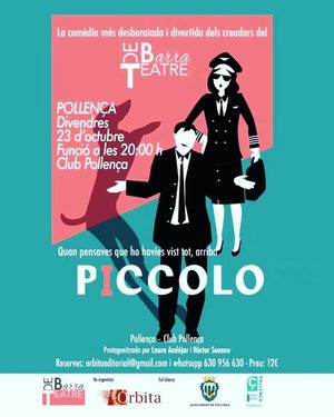 Afișul piesei „Piccolo” la Pollença
