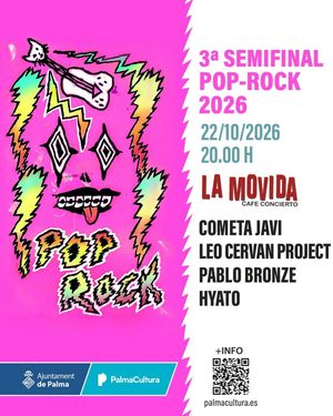Afișul semifinalei Pop-Rock 2026 din Palma