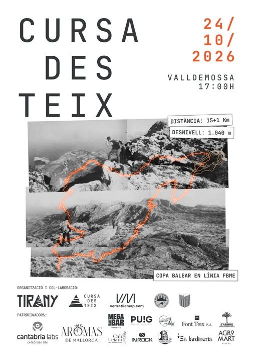 Afișul oficial al Cursei des Teix 2026