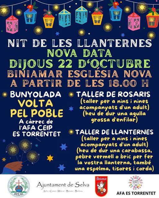 Afișul Nit de les Llanternes, Biniamar