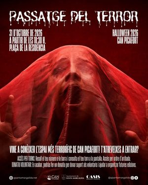 Afișul Passatge del Terror, Halloween 2026 la Can Picafort, 31 octombrie de la 18:30, Plaça de la Residència