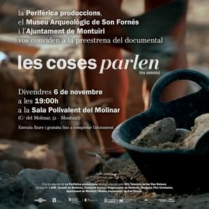 Afișul documentarului „Les coses parlen”