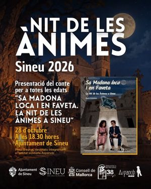 Afișul lansării cărții de la Sineu