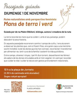 Afișul plimbării „Mans de terra i verd”, Sencelles