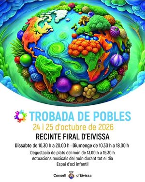 Afișul Trobada de Pobles 2026, Recinte Firal d'Eivissa